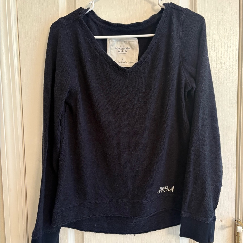Abercrombie & Fitch Classic 2010’s Navy Sweater